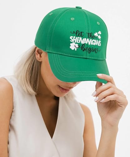 St. Patrick's Day Baseball Cap - Lucky Four Leaf Clover Trucker Hat