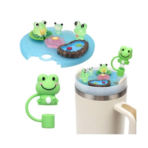 Cute Frog Stanley Cup Lid Accessories - 40oz Topper Decoration