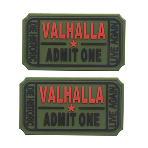 Ticket to Valhalla Tactical Morale Patch - 2 Greens