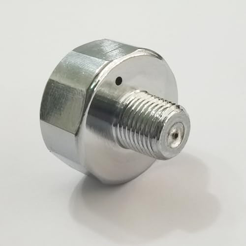 1 Inch Pressure Gauge - 1/8NPT, 6000psi for Paintball & Diving