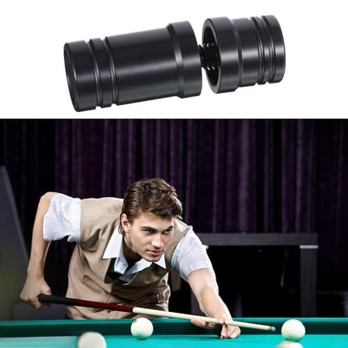 Billiard Cue Joint Protectors - 5/16 x 18 Thread, Black (Set of 2)