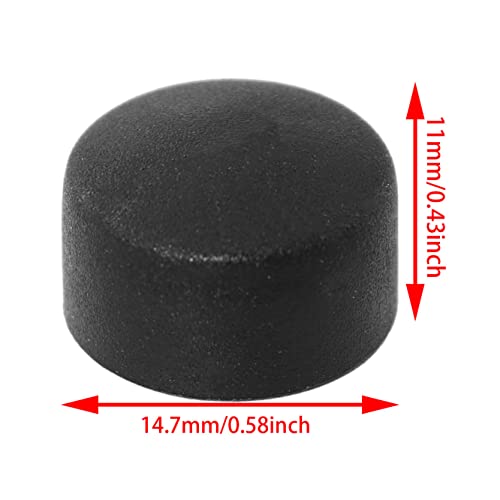20-Pack Foosball End Caps - Rubber Safety Protectors for Table Rods