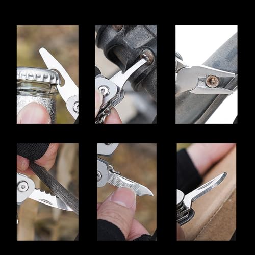 15-in-1 Mini Multitool Pliers - Lightweight Pocket Tool