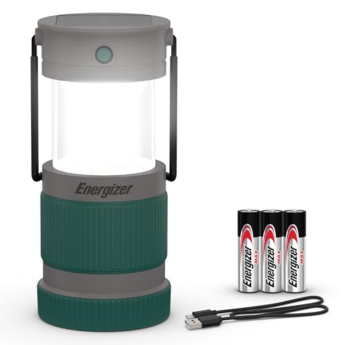 Energizer S-500 Hybrid Power Camping & Outdoor Solar Lantern 1 Pack 500 Lumens