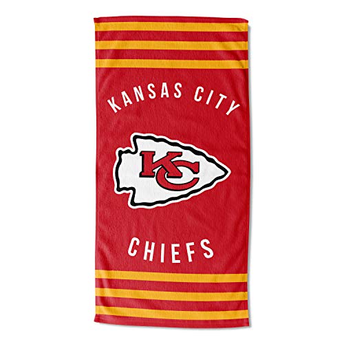 Kansas City Chiefs Beach Towel - 30" x 60" Stripes