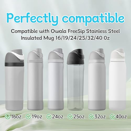 Silicone Replacement Stopper Seals for Water Bottles - 5 Pack, Grey