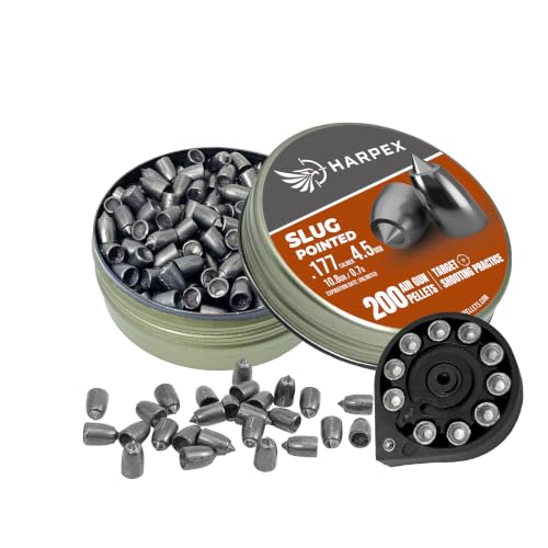 Pointed .177 Cal Airgun Pellets - 200 Count - High-Precision Design
