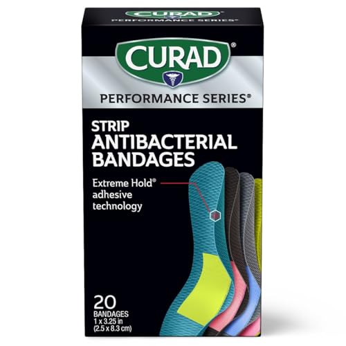 Antibacterial Fabric Bandages for Active Lifestyles - 20 Count