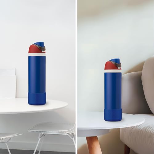 Silicone Boot Sleeve for Owala Water Bottles - 2PCS Old Blue