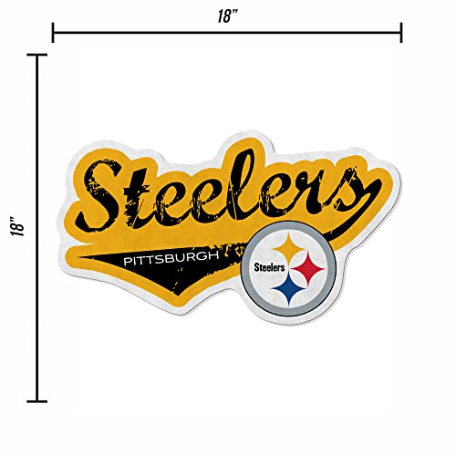 Pittsburgh Steelers Distressed Felt Pennant - Home Décor