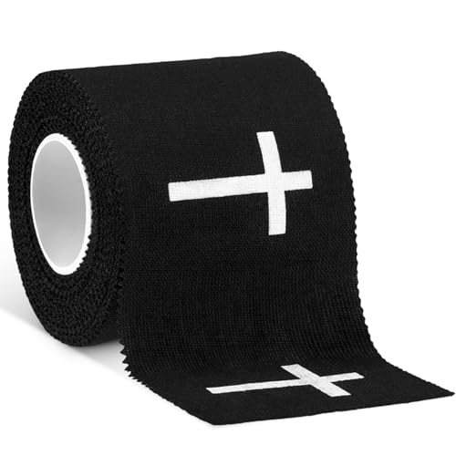 Christian Cross Athletic Tape - Black Religious Sport Wrap