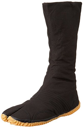 Marugo Jikatabi JikATABI Shoes Men 9, Women 10.5 Wide Black | Ninja Tabi Boots