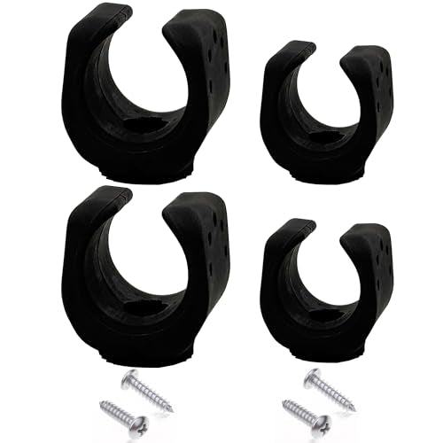 Flashlight Mounting Bracket Set - 4 Pack with 2 Big & 2 Small