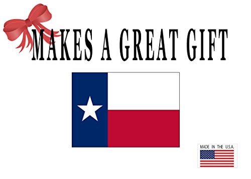 Texas State Flag Vinyl Decal - 3x5 Inch Lone Star Sticker for Car Window