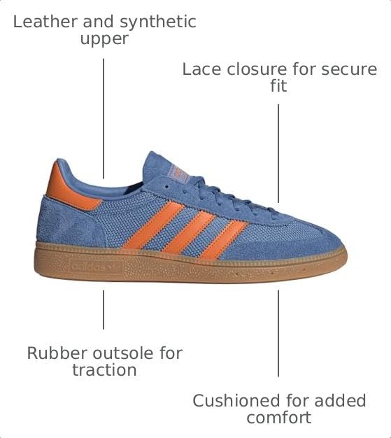 Mens Handball Spezial Sneakers - Blue, Size 13 Wide