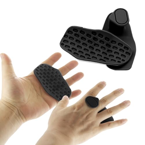 Weight Lifting Grips - Anti-Slip Fingerless Palm Protector - Black