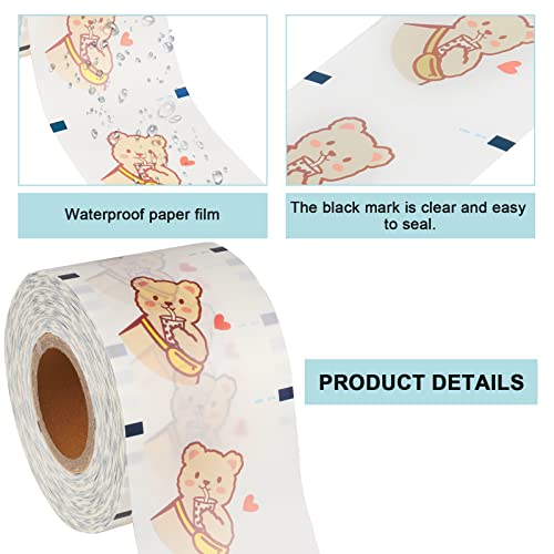 Tea Cup Sealing Film Roll 90-105mm for Plastic & Paper Cups – 1600pcs