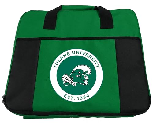 Tulane University Green Wave Seat Cushion - Green