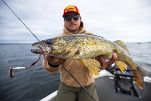 Eye Candy Leech Lure - 4.25" Floating Soft Plastic for Walleye - Natural Core