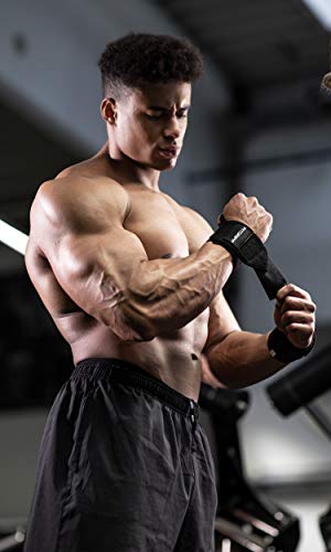 Wrist Wraps for Weightlifting - Heavy-Duty Support (Black)