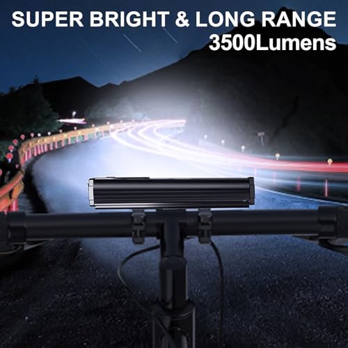 Siuyiu JW608 17* LED Bike Lights USB-C Rechargeable Super Bright Bicycle Headlight IP65 Waterproof for Night Riding