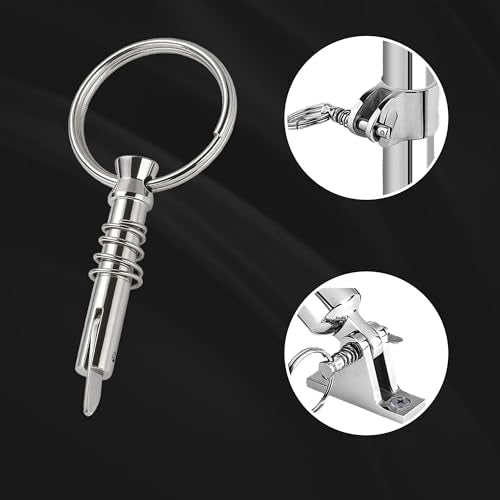 Bimini Top Quick Release Pins 1/4 inch Diameter with Drop Cam and