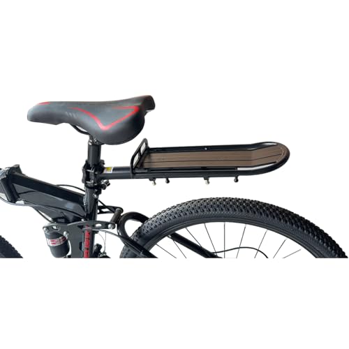 Adjustable Bicycle Rear Rack for Seatpost Mount - Aluminum Bike Cargo Carrier