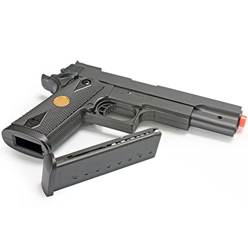 Dual Spring Airsoft Pistols 2-Pack - 260 FPS Target Shooting