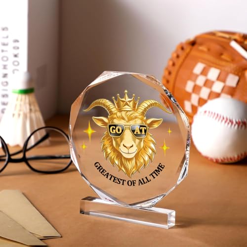 GOAT Trophy - Acrylic Championship Award for Sports & Academics
