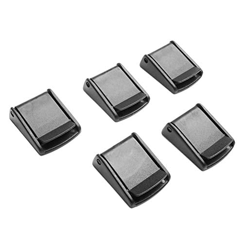1 Inch Webbing Cam Buckles - 5pcs Plastic Toggle Clips for Straps