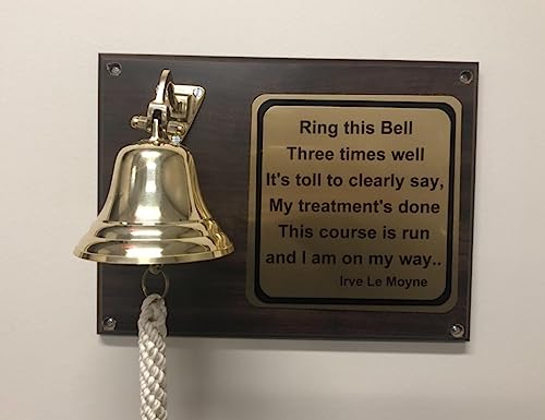 The Metal Magician 5-Inch Solid Brass Wall-Mounted Ship Bell for Marine & Home Decor