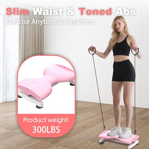 Noiseless Waist Twister Board - 300 lbs Capacity for Core Workout