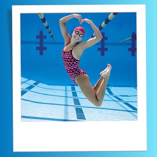Latex Swim Cap - Unisex Hair Protector with Anti-Slip Ribbing - White