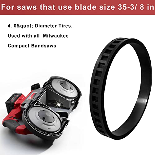 2 Pack 45-69-0030 Blade Pulley Tires Compact Band Saw Replacement for Bandsaw 2629-20 6242-6 2429-20