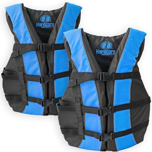 Coast Guard Approved Life Vest - Blue 2 Pack Paddle Jacket