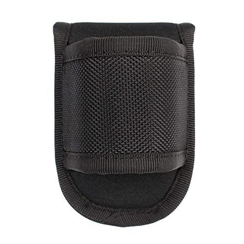 Nylon Flashlight Holder Pouch for D Cell Lights - Black