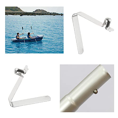 10 Pack Adjustable Kayak Paddle Spring Clips - 8mm