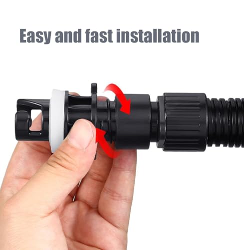 SUP Inflator Pump Hose Adapter with Nozzle & Sealing Rings - 1