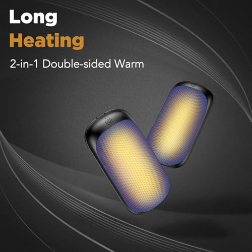 Rechargeable Hand Warmers - 2 Pack Portable Electric Heaters