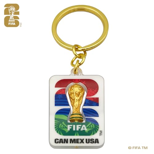 Official FIFA World Cup 2026 Emblem Key Chain - Red, Green & Blue