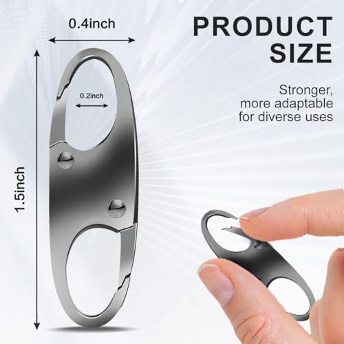 24 Pcs Zipper Clips Anti Theft Dual Opening Design Locks Small S