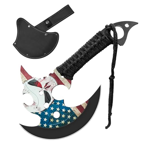 13-Inch Camping Hatchet Axe - Portable Multi-Functional Shock-Absorbing Tool for Camping & Outdoor Survival