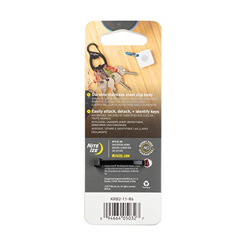 Key Rack Organizer with Carabiner & S-Biners - Stainless/Bright Colors