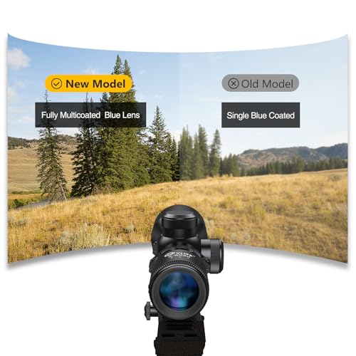 3-9x40 Crosshair Scope with Mounts - R4 Reticle Optics
