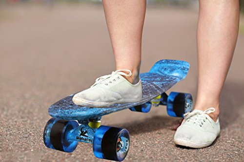 22 Inch Mini Cruiser Skateboard - Starry Sky Design