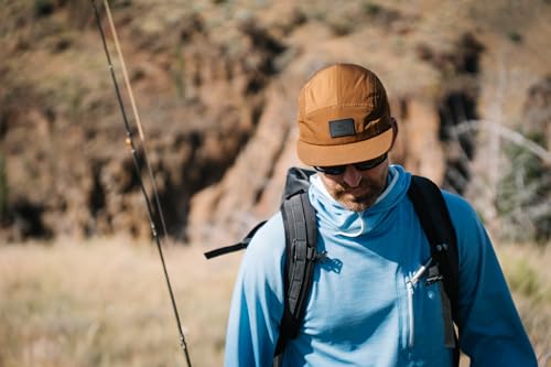 Tillak Wallowa Kodra Hat - Lightweight Oxford Nylon 5 Panel Cap, Russet Brown, One Size