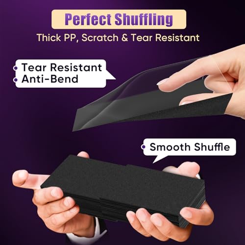 Black Matte Trading Card Sleeves - 200 Pack Card Protectors