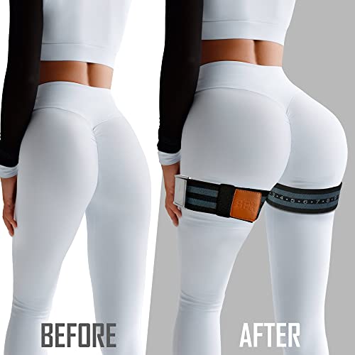Blood Flow Restriction Bands - 2-Inch Glute & Leg Workout Bands (Set of 2)