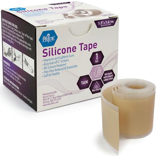 Silicone Wound and Scar Tape Roll - 1.5 in x 1.6 Yards, Waterproof