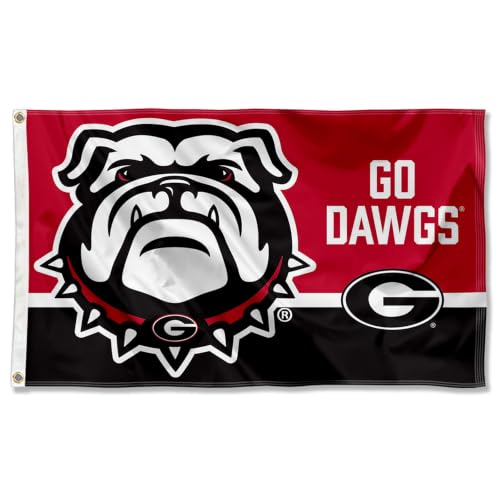 Georgia Bulldogs Go Dawgs Outdoor Banner Flag 3x5 ft